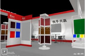 长润油漆展览模型