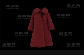羽绒服3D模型