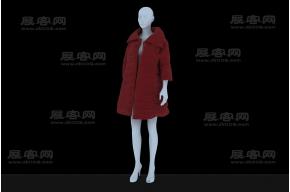 羽绒服模物3D模型