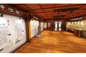 李白纪念馆2楼展厅模型