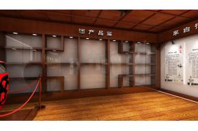 李白纪念馆2楼展厅模型