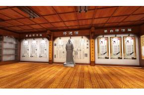 李白纪念馆2楼展厅模型