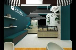 心岸烘焙展台模型