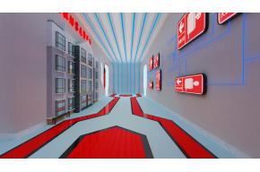 消防体验馆展厅3d模型