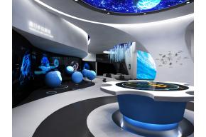 科技航空展厅3d模型