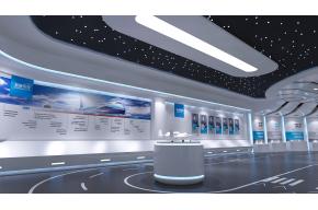 现代航空企业展厅3D模型