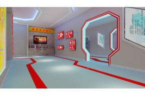 消防体验馆展厅3d模型