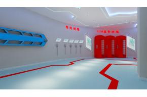 消防体验馆展厅3d模型
