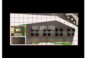 杰锐体育用品展台模型