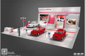 众泰汽车展台模型