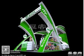 绿旗行展览模型