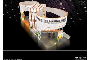 金奔腾展览模型