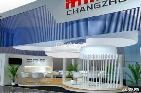 第八纺机展台模型