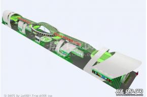 赞助企业展台模型