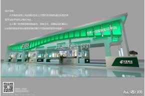 中国邮政展览模型