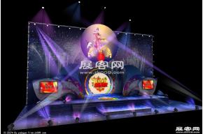 中秋舞台3D模型