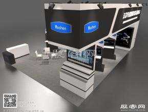 华盛紧固件展台模型