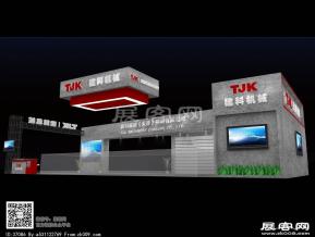 建科机械展台模型