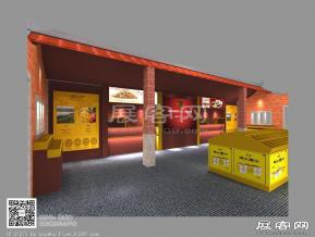 泉利堂展台闽南风古建筑