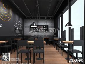 轻奢馅饼店装修设计
