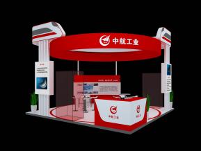 中航展台模型图片