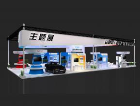 互联网+智能车联轨道交通展3D模型