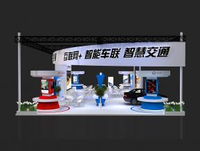 互联网+智能车联轨道交通展3D模型