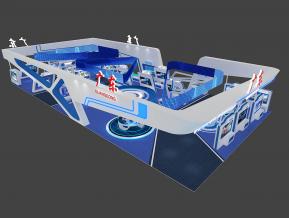 广东政府科技展台3D模型