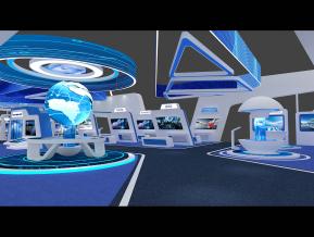广东政府科技展台3D模型