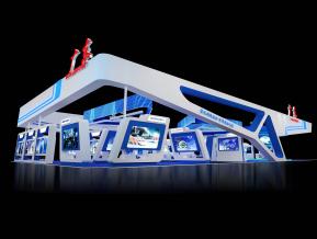 广东政府科技展台3D模型