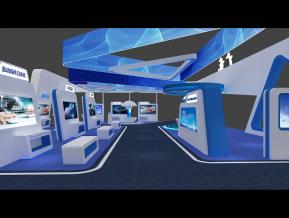 广东政府科技展台3D模型
