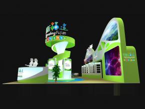 福建旅游展台3D模型