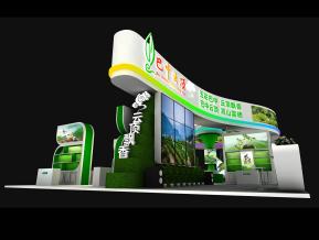 巴中云顶茶博会展台3D模型