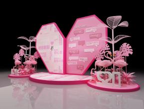 情人节商场美陈3D模型