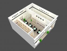 鸿冠配件展览模型