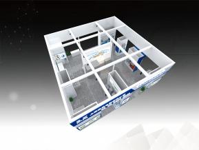 湿腾电器展览模型