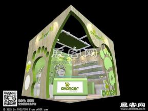 育婴展首步展台模型