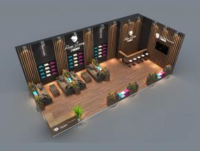 汉唐国际展览模型