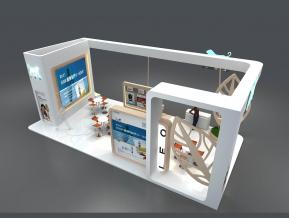 LEO品牌展展台3D模型