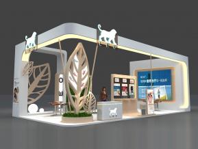 LEO品牌展展台3D模型