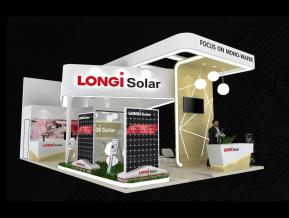 LONGI乐叶光伏展览模型
