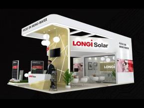 LONGI乐叶光伏展览模型